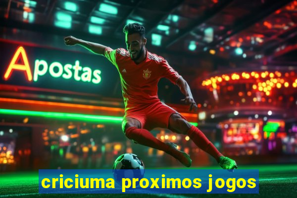 criciuma proximos jogos